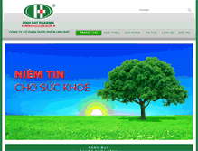 Tablet Screenshot of linhdatpharma.com.vn